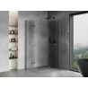 Mexen Mist-F Duo faltbare Duschkabine rechts 75 x 110 cm, transparent, Gun Metal - 8A6-075L-110P-95-00