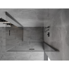 Mexen Mist-F Duo Duschkabine faltbar rechts 105 x 110 cm, transparent, Gun Metal - 8A6-105L-110P-95-00