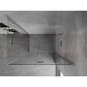 Mexen Mist-F Duo faltbare Duschkabine rechts 105 x 120 cm, transparent, gebürsteter Nickel - 8A6-105L-120P-97-00
