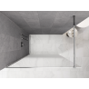Mexen Kioto Duschwand Walk-in 120 x 200 cm, ombre weiß 8 mm, chrom - 800-120-101-01-86