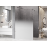 Mexen Kioto Duschwand Walk-in 150 x 200 cm, weißes Ombre 8 mm, Chrom - 800-150-101-01-86