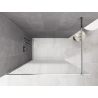 Mexen Kioto Duschwand Walk-in 70 x 200 cm, weißer Ombre 8 mm, Chrom - 800-070-101-01-86
