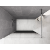 Mexen Kioto Duschwand Walk-in 150 x 200 cm, ombre schwarz 8 mm, chrom - 800-150-101-01-76