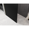 Mexen Kioto Duschtrennwand Walk-in 120 x 200 cm, Ombre Schwarz 8 mm, gebürstetes Gold - 800-120-101-55-76