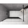 Mexen Kioto Duschwand Walk-in 110 x 200 cm, ombre schwarz 8 mm, schwarz - 800-110-101-70-76