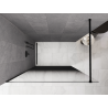 Mexen Kioto Duschwand Walk-in 120 x 200 cm, ombre schwarz 8 mm, schwarz - 800-120-101-70-76