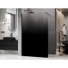 Mexen Kioto Duschwand Walk-in 150 x 200 cm, Ombre Schwarz 8 mm, Schwarz - 800-150-101-70-76