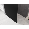 Mexen Kioto Walk-in Duschwand 70 x 200 cm, Ombre Schwarz 8 mm, Gebürsteter Nickel - 800-070-101-97-76