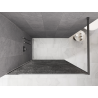 Mexen Kioto Duschwand Walk-in 110 x 200 cm, Crackle Graphit 12 mm, Chrom - 800-110-101-01-44-X