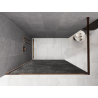 Mexen Kioto Walk-in Duschwand 90 x 200 cm, Crackle Grafit 12 mm, Roségold - 800-090-101-60-44-X