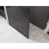 Mexen Kioto Duschwand Walk-in 70 x 200 cm, Crackle Grafit 12 mm, Gun Metal - 800-070-101-95-44-X