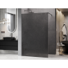 Mexen Kioto Duschwand Walk-in 70 x 200 cm, Crackle Grafit 12 mm, Gun Metal - 800-070-101-95-44-X