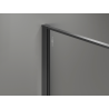 Mexen Kioto Duschabtrennung Walk-in 160 x 200 cm, Crackle Grafit 12 mm, Gun Metal - 800-160-101-95-44-X