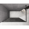 Mexen Kioto Duschwand Walk-in 70 x 200 cm, Crackle Grafit 12 mm, Gun Metal - 800-070-101-95-44-X