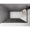 Mexen Kioto Duschwand Walk-in 80 x 200 cm, Crackle Grafit 12 mm, Gun Metal - 800-080-101-95-44-X