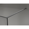 Mexen Kioto Duschwand Walk-in 90 x 200 cm, Crackle Graphit 12 mm, Gun Metal - 800-090-101-95-44-X