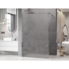 Mexen Kioto Duschwand Walk-in 110 x 200 cm, Crackle transparent 12 mm, Chrom - 800-110-101-01-04-X