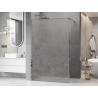 Mexen Kioto Duschwand Walk-in 150 x 200 cm, Crackle transparent 12 mm, Chrom - 800-150-101-01-04-X