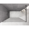 Mexen Kioto Duschelement Walk-in 160 x 200 cm, Crackle transparent 12 mm, Chrom - 800-160-101-01-04-X