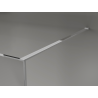 Mexen Kioto Duschwand Walk-in 130 x 200 cm, Crackle transparent 12 mm, Chrom - 800-130-101-01-04-X