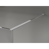 Mexen Kioto Duschwand Walk-in 140 x 200 cm, crackle transparent 12 mm, Chrom - 800-140-101-01-04-X