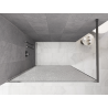 Mexen Kioto Duschwand Walk-in 90 x 200 cm, Crackle transparent 12 mm, Chrom - 800-090-101-01-04-X