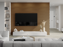 Mexen Lam-SF 01 Akustische Wandpaneele 280 x 30 cm, Filz 9 mm, technisches Furnier, Eiche Natur - S106-280-01-042
