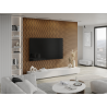 Mexen Lam-SF 01 Akustische Wandpaneele 280 x 30 cm, Filz 9 mm, technisches Furnier, Eiche Natur - S106-280-01-042