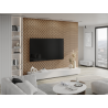Mexen Lam-SF 02 Akustische Wandpaneele 280 x 30 cm, Filz 9 mm, technisches Furnier, Weiß Eiche - S106-280-02-040