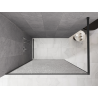 Mexen Kioto Walk-in-Duschwand 120 x 200 cm, Crackle transparent 12 mm, Gun Gray gebürstet - 800-120-101-66-04-X