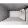 Mexen Kioto Duschwand Walk-in 110 x 200 cm, Crackle Transparent 12 mm, Gun Metal - 800-110-101-95-04-X