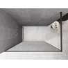 Mexen Kioto Duschwand Walk-in 70 x 200 cm, Crackle transparent 12 mm, Gun Metal - 800-070-101-95-04-X
