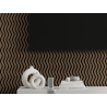 Mexen Lam-SF 02 Akustische Wandlamellen 280 x 30 cm, Filz 9 mm, technisches Furnier, Dunkle Walnuss - S106-280-02-044
