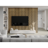Mexen Lam-SF 01 Akustische Wandpaneele Lam-SF 26 280 x 30 cm, 9 mm Filz, technisches Furnier, Eiche Classic - S106-280-26-041