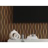 Mexen Lam-SF 01 Lam-SF 26 akustische Wandpaneele 280 x 30 cm, Filz 9 mm, technisches Furnier, Natürliches Eichenholz