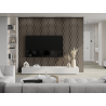 Mexen Lam-SF 01 Lam-SF 26 akustische Wandpaneele 280 x 30 cm, Filz 9 mm, technisches Furnier, Graue Eiche - S106-280-26-043