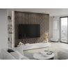 Mexen Lam-SF 01 Lam-SF 26 akustische Wandpaneele 280 x 30 cm, Filz 9 mm, technisches Furnier, Graue Eiche - S106-280-26-043