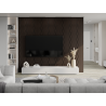 Mexen Lam-SF 01 Lam-SF 26 Akustik-Wandlamellen 280 x 30 cm, Filz 9 mm, technisches Furnier, Schwarze Eiche - S106-280-26-046