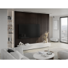 Mexen Lam-F Slim 01 Akustik-Wandlamellen 280 x 36,5 cm, Filz 9 mm, technisches Furnier, Schwarzeiche - S107-280-01-046