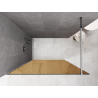 Mexen Kioto Duschwand Walk-in 80 x 200 cm, Bronze 8 mm, Chrom - 800-080-101-01-32