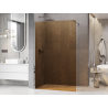 Mexen Kioto Duschwand Walk-in 90 x 200 cm, Bronze 8 mm, Chrom - 800-090-101-01-32