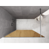 Mexen Kioto Duschwand Walk-in 100 x 200 cm, Bronze 8 mm, Chrom - 800-100-101-01-32