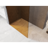 Mexen Kioto Dusche Duschwand Walk-in 120 x 200 cm, Bronze 8 mm, Chrom - 800-120-101-01-32