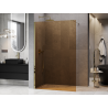 Mexen Kioto Duschwand Walk-in 110 x 200 cm, Bronze 8 mm, Gold - 800-110-101-50-32
