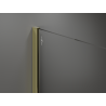 Mexen Kioto Duschwand Walk-in 130 x 200 cm, Bronze 8 mm, Gold - 800-130-101-50-32