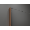 Mexen Kioto Duschwand Walk-in 80 x 200 cm, Bronze 8 mm, Roségold - 800-080-101-60-32