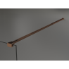 Mexen Kioto Duschwand Walk-in 100 x 200 cm, bronze 8 mm, Roségold - 800-100-101-60-32