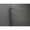 Mexen Kioto Duschwand Walk-in 100 x 200 cm, Bronze 8 mm, gebürstetes Gun Gray - 800-100-101-66-32
