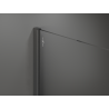 Mexen Kioto Duschwand Walk-in 140 x 200 cm, Braun 8 mm, gebürstetes Gun Gray - 800-140-101-66-32
