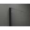 Mexen Kioto Duschwand Walk-in 90 x 200 cm, Bronze 8 mm, Schwarz - 800-090-101-70-32